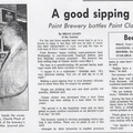 Point Classic Amber Beer history.