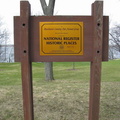 Blackhawk Country Club Mound Group History Sign.