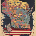1941 map of Wisconsin.