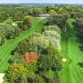 A drone's view of Blackhawk Country Club in Madison, Wisconsin.