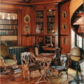 Robert Tinker's library in his Cottage estate located in Rockford, Illinois.