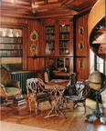 Robert Tinker's library in his Cottage estate located in Rockford, Illinois.