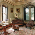 The parlor room in Robert Tinkers house in Rockford, Illinois.