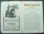 Woodward Governor Company's Power Control publication from 1911.