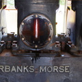 A Fairbanks-Morse diesel engine equipped with a Woodward type IC governor.