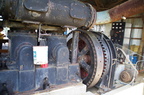 A Fairbanks-Morse diesel engine equipped with a Woodward type IC governor.