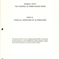 Revision to the G. Forrest Drake document on the theory of governor operation of prime movers.