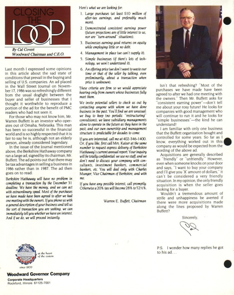 WGC PMC CTL ISSUE FROM FEBRUARY 1987.