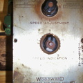 A well used Woodward UG 8 type governor.