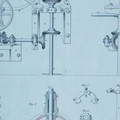 Greenock water wheel governor drawing, circa 1847.