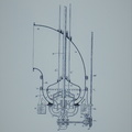 Turbine water wheel patent  number 341,577.  Sheet 1 of 3.