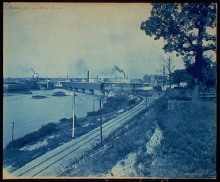 Looking toward the Rockford, Illinois Water Power District.