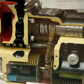 A cutaway of a metering valve section in a jet engine governor