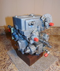 A Bendix Company series DP-K2 fuel control governor for gas turbine engines.