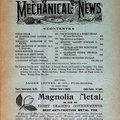 The Mechanical News magazine history.