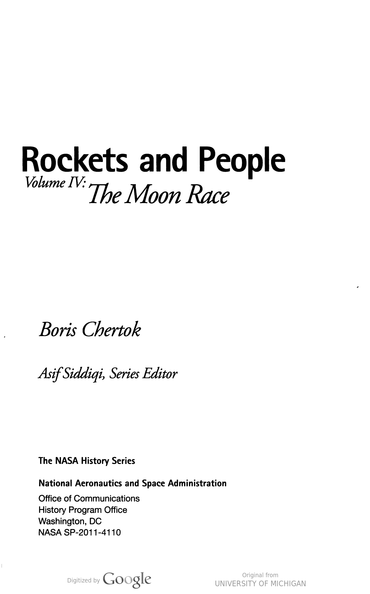 Rockets and People by Boris Chertok.