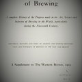 On Hundred Hundred Years of Brewing Beer.