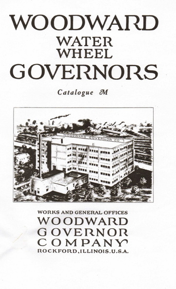 WOODWARD HYDRAULIC GOVERNOR HISTORY.