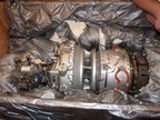 A Pratt & Whitney series PW206 gas turbine with a Woodward fuel metering unit application.