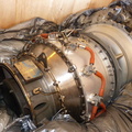A Pratt & Whitney series PW206 gas turbine engine for sale on ebay.com.