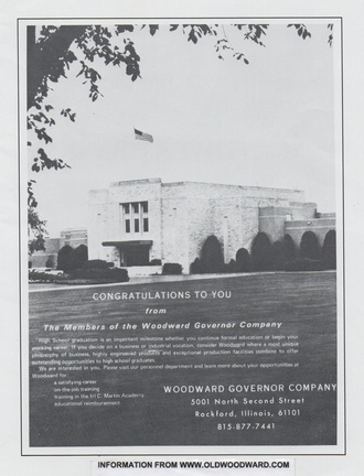 Training in the Irl C. Martin Academy history advertisement, circa 1983.