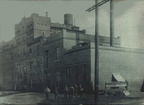 A great photograph of some of the workers in front of the Stevens Point Brewery.