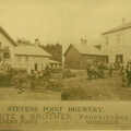 A Stevens Point Brewery picture made into a postcard.