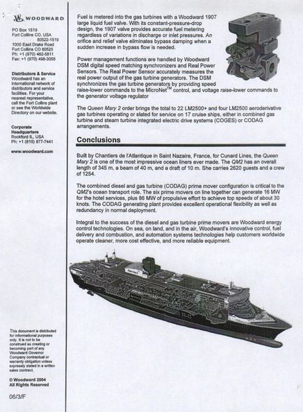 Woodward controls.  Page 4.