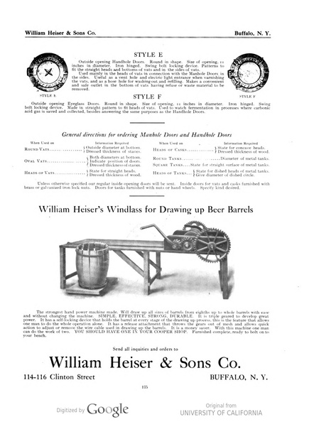 A vintage Brewing Industry advertisement.