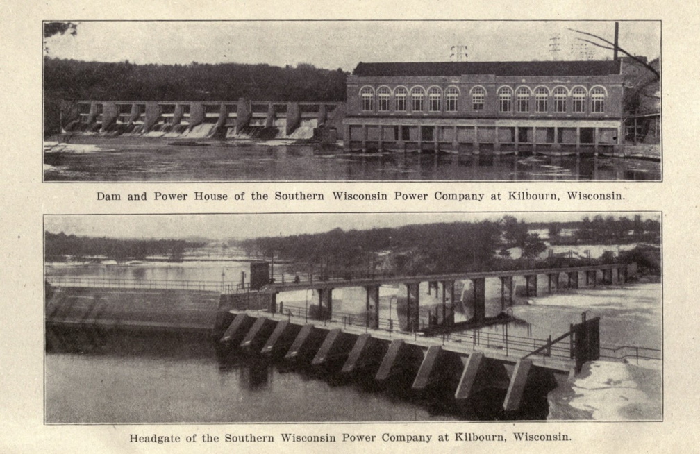 Kilbourn Dam in the Wisconsin Dells.
