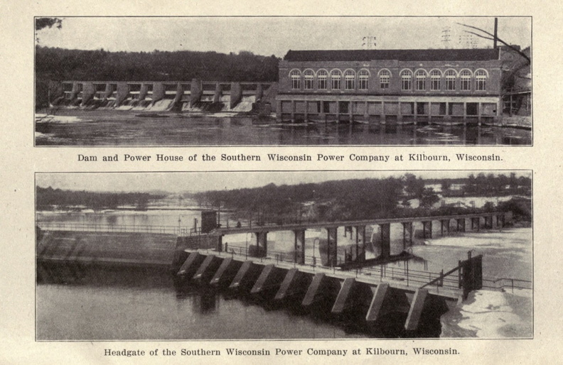 Kilbourn Dam in the Wisconsin Dells.