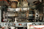 A G.E. LM2500 SERIES GAS TURBINE ENGINE.