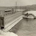 The completed Prairie du Sac Wisconsin power house, circa 1925.