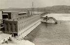 The completed Prairie du Sac Wisconsin power house, circa 1925.