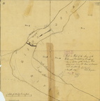 A map of the Kilbourn(Wisconsin Dells) dam location in 1866.