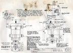 An original 1942 Woodward SG governor drawing.