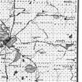 MAP OF DANE COUNTY WISCONSIN, CIRCA 1880.