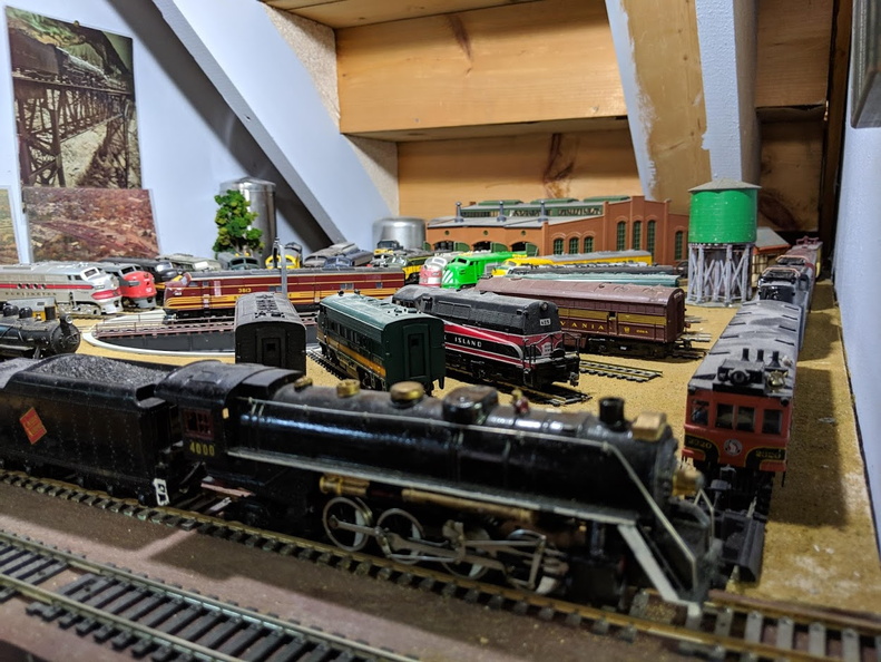 A few vintage locomotives in the collection.