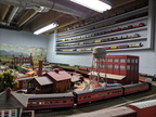 A few of the hundreds of freight cars in the collection.