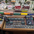 Bradford Electric's model railroad control panel.