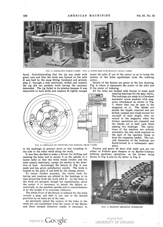 How a drill is manufactured back in 1922.