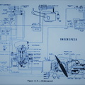 Schematic diagram of a double-acting hydraulic governor.