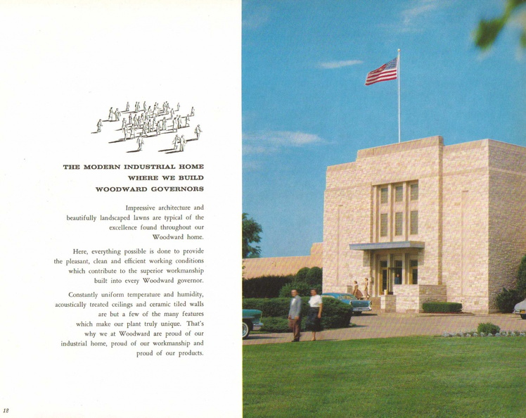 Home of the Woodward Company's world headquarters from 1870 to 2007