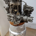 Bradford Electric's massive CFM56 jet engine fuel control and a beer pony keg.