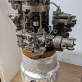 Brewer Brad's Woodward jet engine governor on a Stevens Point Brewerybeer keg.