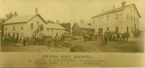 A vintage Stevens Point Brewery postcard from Brewer Brad's collection.