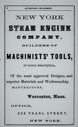 ADVERTISEMENT FROM 1867.