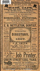 THE WORCHESTER DIRECTORY, CIRCA 1867.