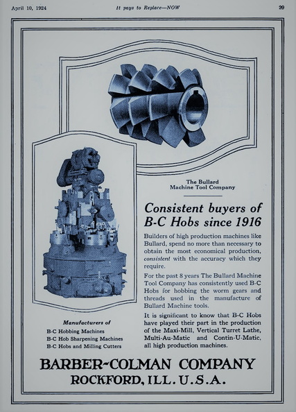 Rockford machine shop manufacturing history.