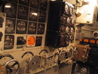 A Woodward Governor Company submarine control system(upper center of the control area).   3
